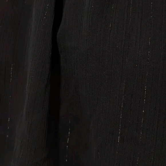 Torrid 1 One Shoulder Ruffle Crinkle Chiffon & Lurex Blouse 1X City Chic - Picture 11 of 13